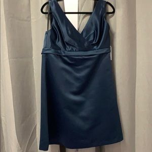 Alfred Sung Navy Satin